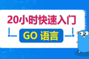 小白的福音:20小时快速入门Go语言